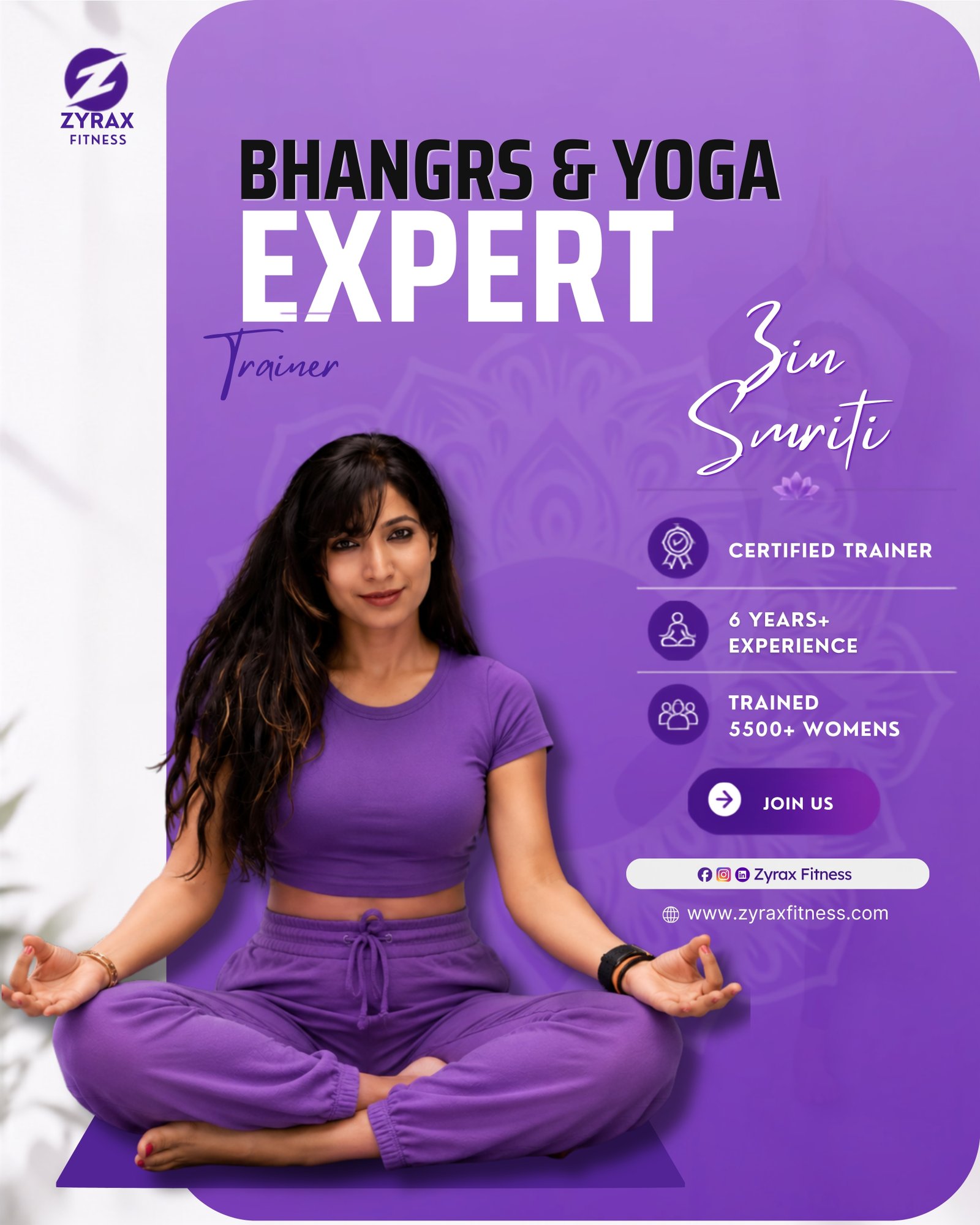 Smriti, Zyrax Zumba Expert Trainer - Zumba Workout At Home for ladies